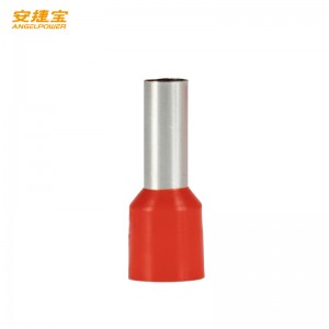 安捷宝 紫铜管型端子E1508针形预绝缘端子欧式冷压接线端子线鼻子